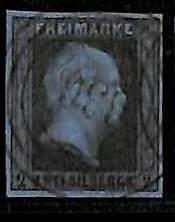 94907 5cB - Germany PRUSSIA Prussen - STAMPS - Michel #  3 - very fine USED