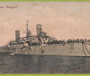 af7302 - ARGENTINA - VINTAGE POSTCARD Ansichtskarten -  SHIP "Belgrano" NAVI