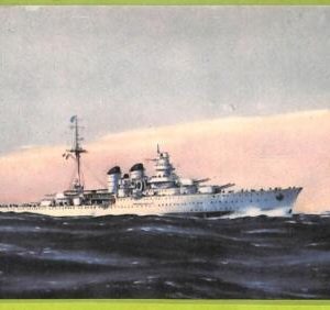 af7297 -VINTAGE POSTCARD Ansichtskarten-Royal SHIP Type Garibaldi, NAVI D'ITALIA