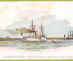 af7257 - VINTAGE POSTCARD Ansichtskarten -Portugal "Le Vasco da Gama"  Ship NAVI