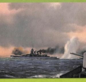 af7286 -VINTAGE POSTCARD Ansichtskarten-Royal SHIP Type Littorio, NAVI D'ITALIA