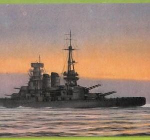 af7291 -VINTAGE POSTCARD Ansichtskarten-Royal SHIP Type CAVOUR, NAVI D'ITALIA