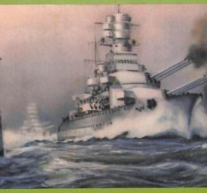 af7287 -VINTAGE POSTCARD Ansichtskarten-Royal SHIP Type Littorio, NAVI D'ITALIA