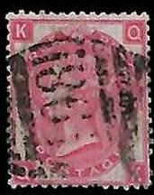 94891kB - GREAT BRITAIN - STAMP - SG # 103  Plate 5 -  Fine USED