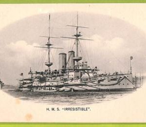 af7168 - VINTAGE POSTCARD  Ansichtskarten -  SHIP, H.M.S. "Irresistible"   NAVI