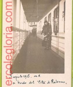 af7226 -  VINTAGE POSTCARD Ansichtskarten - SHIP "Citta di Palermo" Navi