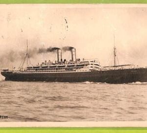 af7277 -  VINTAGE POSTCARD Ansichtskarten - Gibraltar - 1909 - SHIP "Berlin"