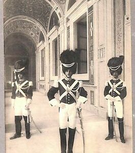 ab0136 - POSTAL VINTAGE - ROMA Ciudad: Gendarmes Pontificios en alto poder