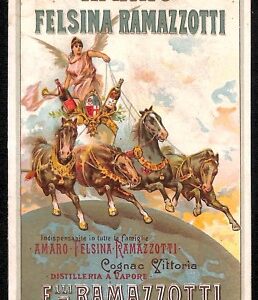 ab2226 - CARTOLINA D'EPOCA - MILANO Città  - PUBBLICITARIA Ramazzotti