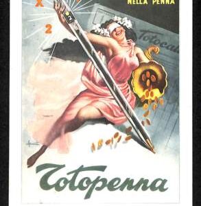 ab2227 - CARTOLINA D'EPOCA - MILANO Città : La fortuna nella penna