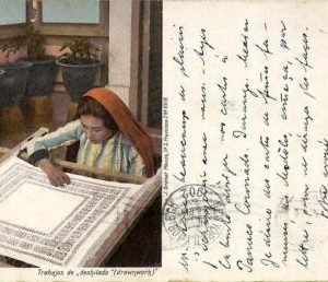 ac1722 - MEXICO -  Vintage Postcard - ETHNIC Embroidery