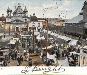 ac1727 - MEXICO -  Vintage Postcard  - MEXICO Citty - Mercado - 1907