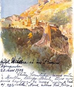ac0208 - MONACO  - VINTAGE POSTCARD  - 1903