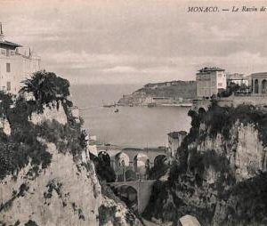 ac0209 - MONACO  - VINTAGE POSTCARD  - Le Ravin de Sainte-Dévote