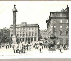 ab0093 - POSTAL VINTAGE - ROMA Ciudad: Piazza Colonna y Colonna Antonina