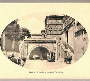 ab0119 - VINTAGE POSTCARD - ROME City: The tunnel under the Quirinale