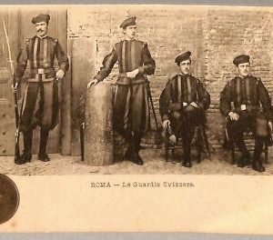 ab0073 - POSTAL VINTAGE - Ciudad de ROMA: La Guardia Suiza