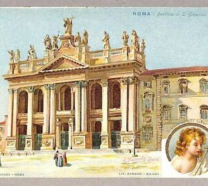 ab0088 - POSTAL VINTAGE - ROMA Ciudad: Basílica de S. Giovanni Laterano