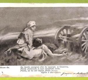 af6777   - ITALY -    VINTAGE POSTCARD  Ansichtskarten -  RED CROSS Illustrated