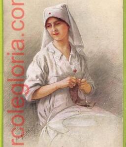 af6775   -   VINTAGE POSTCARD  Ansichtskarten -  RED CROSS Illustrated