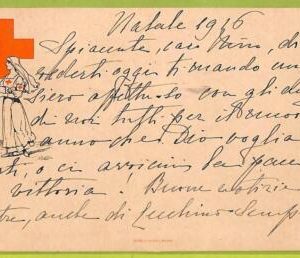 af6798 -   VINTAGE POSTCARD  Ansichtskarten - ITALY 1916,  RED CROSS
