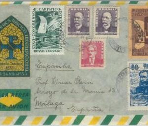 74408 - BRAZIL - POSTAL HISTORY - SPECIAL COVER -  Eucharistic Congress 1955