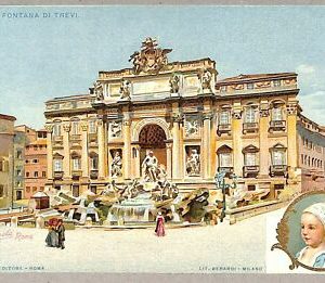 ab0086 - VINTAGE POSTCARD - ROME City: Trevi Fountain
