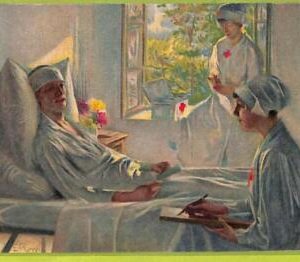 af6804 -   VINTAGE POSTCARD  Ansichtskarten - RED CROSS Illustrated