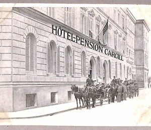 ab0517 - CARTOLINA D'EPOCA - ROMA Città : Hotel Pension Cargili