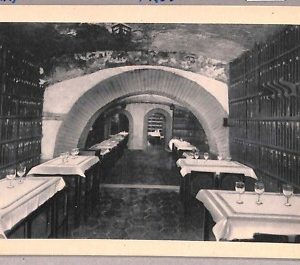 ab0520 - CARTOLINA D'EPOCA - ROMA Città : Ristorante Valle " La Biblioteca"