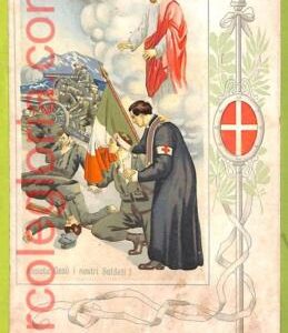 af6817 - ITALY -    VINTAGE POSTCARD  Ansichtskarten -  RED CROSS  Illustrated