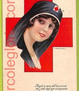 af6816 - ITALY -  VINTAGE POSTCARD  Ansichtskarten - RED CROSS Illustrated NANNI