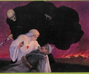 af6833 -   VINTAGE POSTCARD  Ansichtskarten - ILLUSTRATED - Corbella, RED CROSS