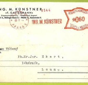 af9690 - Czechoslovakia - POSTAL HISTORY - COVER  - 1944, MEDICINE