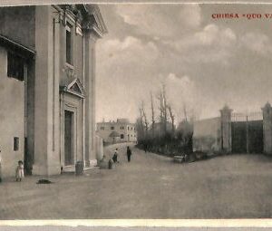 ab0135 - POSTAL VINTAGE - ROMA Ciudad: Iglesia "Quo Vadis"