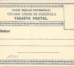 30839 - VENEZUELA - POSTAL STATIONERY : FORMULAR CARD #6