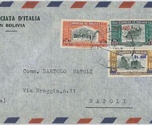 37396 - BOLIVIA - Postal History : AIRMAIL COVER to ITALY - 1960
