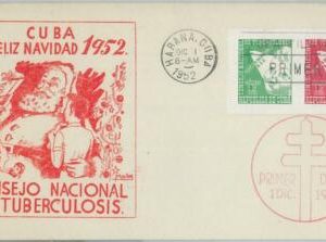 74436 - Havana - POSTAL HISTORY -  FDC  COVER  1952  XMAS Tuberculosis MEDICINE