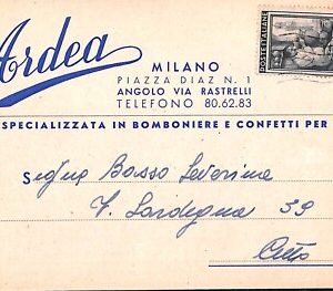 ab1947 - CARTOLINA D'EPOCA - MILANO Città : Pubblicitaria