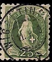 95006dA  - SWITZERLAND  -  STAMP -   Yvert #  82  - Very Fine  USED - LUX