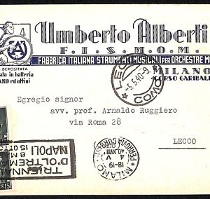 ab1951 - CARTOLINA D'EPOCA - MILANO Città : Pubblicitaria