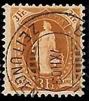 95021dE - SWITZERLAND  -  STAMP -   Yvert #  99 - Very Fine USED