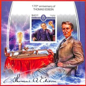 A4913 - SALOMONEN - FEHLER IMPERF, Block: 2017, Thomas Edison