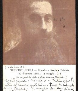 ab1987 - CARTOLINA D'EPOCA - MILANO Città : Giuseppe Nolli