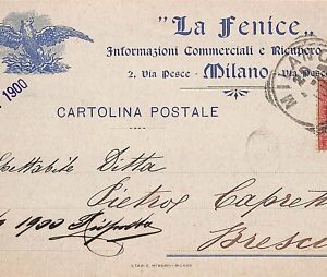 ab1988 - CARTOLINA D'EPOCA - MILANO Città : Pubblicitaria