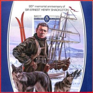 A4896 - SALOMONEN - FEHLER IMPERF: 2017, Sir Shackleton, Schiffe, Hunde, Ski
