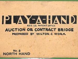 ah2671 - VINTAGE COLLECTABLE: BRIDE Card Game: PLAY-A-HAND !