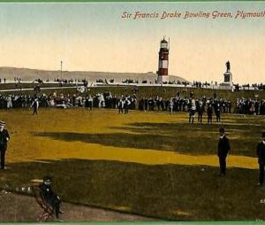 ah2670 - GB - VINTAGE POSTCARD  -  PLYMOUTH Bowling green - SPORT