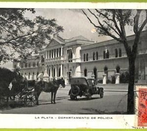 af0817 - ARGENTINA - Vintage Postcard - La Plata - Departamento de Policia