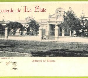 af0824 - ARGENTINA - Vintage Postcard - La Plata - Ministerio de Gobierno - 1903